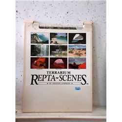 Set of Terrarium Repta Scenes - 18" x 30"