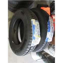 2 New Weathermaxx Arctic Winter 155/80R13 Tires