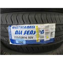 1 New Weathermaxx All Season 215/55R16 (93V)