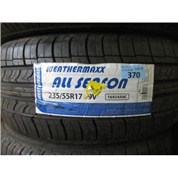 1 New Weathermaxx 235/55R17 Tire 99V