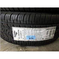 1 New Douglas All Season Tire 235/60R17