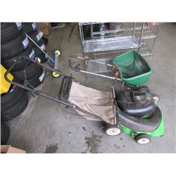 Lawn Boy Gas Mower & Scott's Seed Spreader
