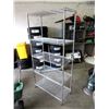 Image 1 : 5 Tier Metal Utility Shelf - 16" x 36" x 72" tall