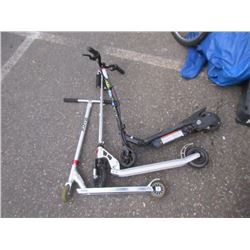 3 Children's Scooters
