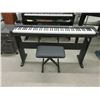 Image 1 : Casio Keyboard with Stool - Store Return