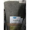 Image 1 : 4' x 6' Grey Low Pile Area Carpet - Store Return