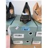 Image 1 : 2 Pairs of Ladies Size 39 Parvano Shoes - Black