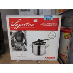 New Lagostina 7.4 Quart Pressure Cooker