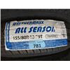 Image 1 : 1 New Weathermaxx All Season Tire 155/80R13 Z9T