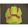 Image 1 : New Condor XL Lime Fleece Lined Safety Jacket