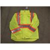 Image 1 : New Condor XL Lime Fleece Lined Safety Jacket