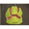 Image 1 : New Condor XL Lime Fleece Lined Safety Jacket