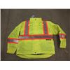 Image 1 : New Condor 3XL Lime Fleece Lined Safety Jacket