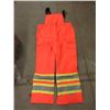 Image 1 : 2 New 2 XL Orange Hi-Viz Safety Bib Overalls