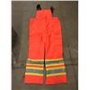 Image 1 : 2 New 2 XL Orange Hi-Viz Safety Bib Overalls