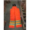 Image 1 : 2 New 3XL Orange Hi-Viz Safety Bib Overalls
