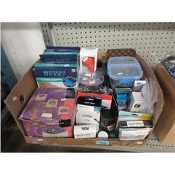 Box of Assorted Wellness and Household Goods