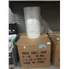 Image 1 : Case of 4 Rolls of 11" x 15" Plastic Bags