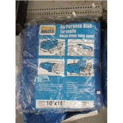 New Blue 10' x 16' Western Rugged Tarp