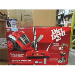 New Dirt Devil 12 Amp Cyclonic Power Cannister Vac