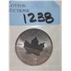 Image 1 : 1 Oz .9999 Fine Silver 2021 Canada Maple Leaf Coin