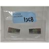 Image 1 : Two 1/4 Troy Oz. Fine Silver Marijuana Leaf Bars