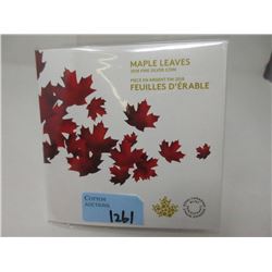 2018 Canadian Fine Silver $10 Maple Leaves Coin