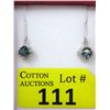 Image 1 : New Mystic Topaz & Diamond Dangle Earrings