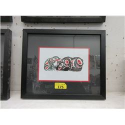 Richard Shorty Framed Print - Bear and Frog