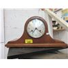 Image 1 : Wood Mantle Clock - No Key
