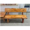 Image 1 : Hand Crafted 48" Solid Wood Bench