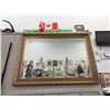 Image 1 : Large Framed Wall Mirror - 41" x 29"