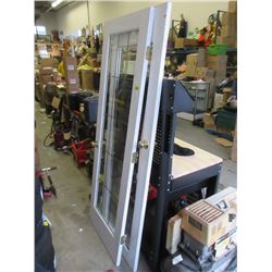 2 Glass Panel Wood Interior Doors - 28" x 80 1/2"