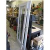 Image 1 : 2 Glass Panel Wood Interior Doors - 28" x 80 1/2"
