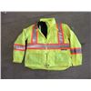 Image 1 : New Condor XL Lime Fleece Lined Safety Jacket