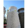 Image 1 : 8' x 10' Ivory Shag Area Carpet - Store Return