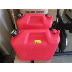 2 New 20 Litre Gas Cans