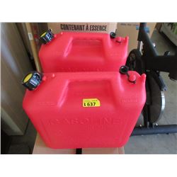 2 New 20 Litre Gas Cans