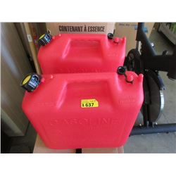 2 New 20 Litre Gas Cans