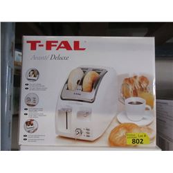 New T-Fal Deluxe Wide Slot 2 Slice Toaster