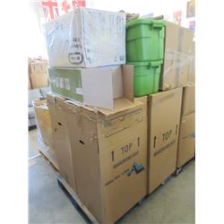 Skid of Assorted Storage Locker Goods