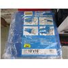 Image 1 : New Blue 10' x 16' Western Rugged Tarp