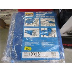 New Blue 10' x 16' Western Rugged Tarp
