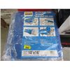 Image 1 : New Blue 10' x 16' Western Rugged Tarp