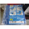 Image 1 : New Blue 10' x 16' Western Rugged Tarp