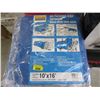 Image 1 : New Blue 10' x 16' Western Rugged Tarp