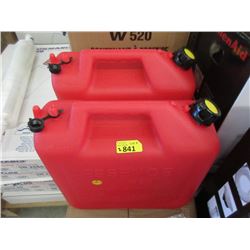 2 New 20 Litre Gas Cans
