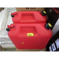 2 New 20 Litre Gas Cans