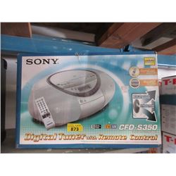 Sony CFD-S350 Digital Tuner with Remote Control