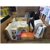 Image 1 : Lot of Assorted Shoes and Household Goods